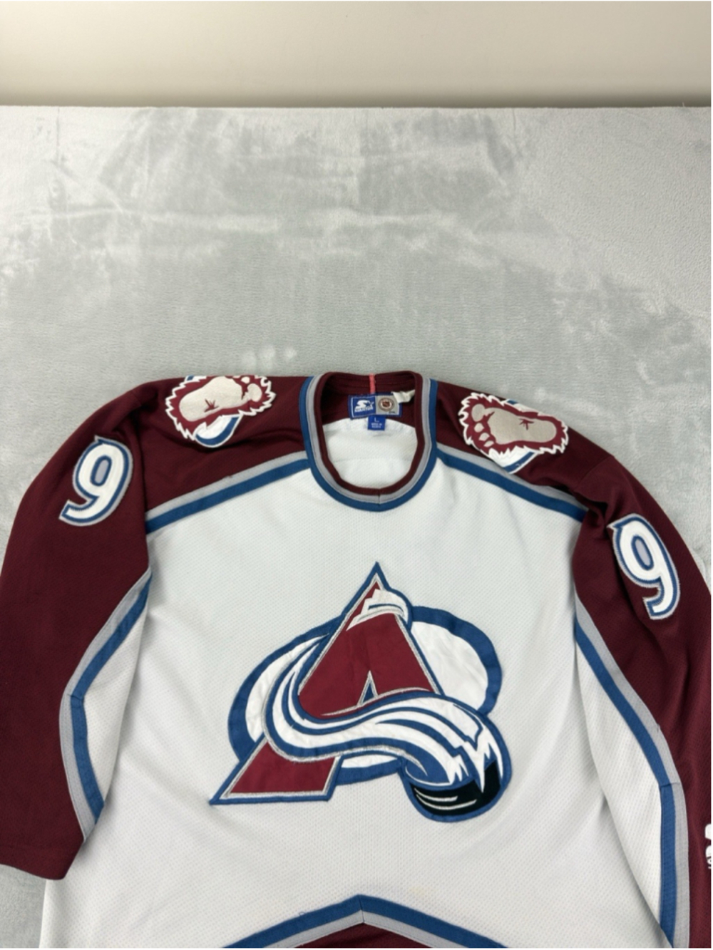 Vintage Starter Colorado Avalanche Mike Ricci #9 NHL Hockey Jersey - Picture 7 of 16